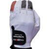 Black and White Ever-Bright Premium Leather Golf Gloves with OptiColors design for enhanced grip and style.