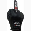 Black Ever-Bright Premium Leather Golf Gloves with OptiColors design for enhanced grip and style.