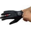 Black Ever-Bright Premium Leather Golf Gloves with OptiColors design for enhanced grip and style.